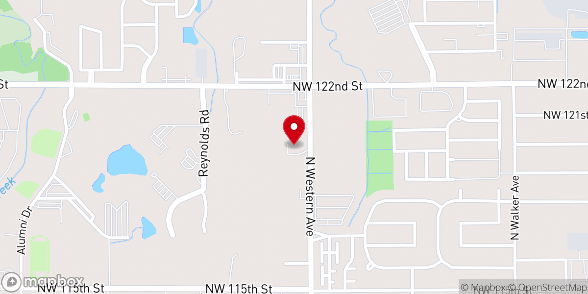 Map showing location of Jubilee Bible Ministries
