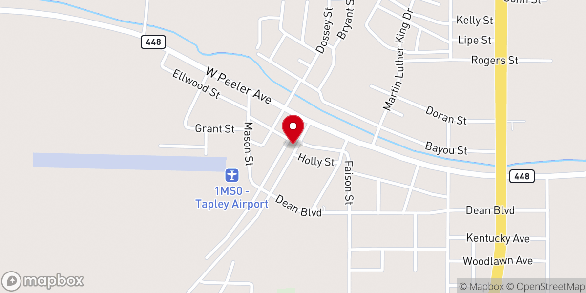 Map showing location of Strangers Home Missionary Baptist Church