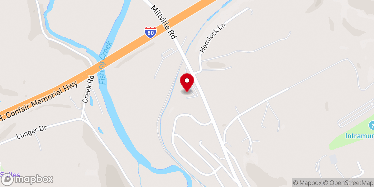 Map showing location of First English Baptist Church