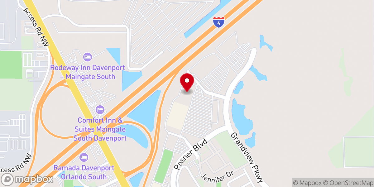 Map showing location of One Hope Church