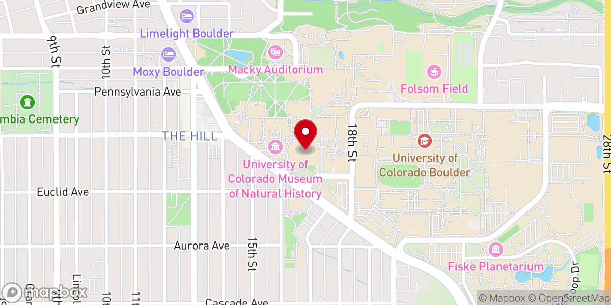 Map showing location of University Memorial Center (UMC)