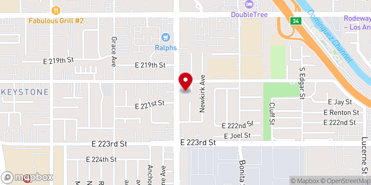 Map showing location of The New And Living Way Christian Church