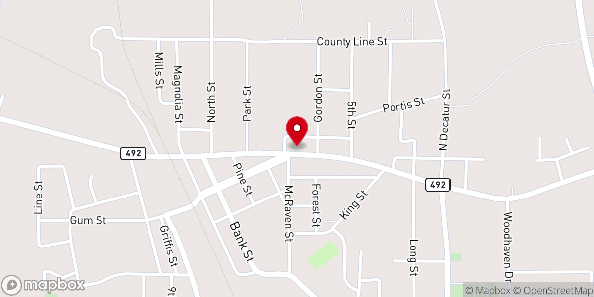 Map showing location of Union United Methodist Church