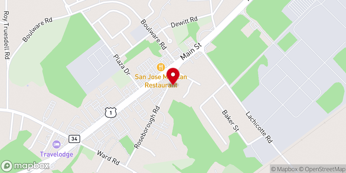 Map showing location of Amen Always Church