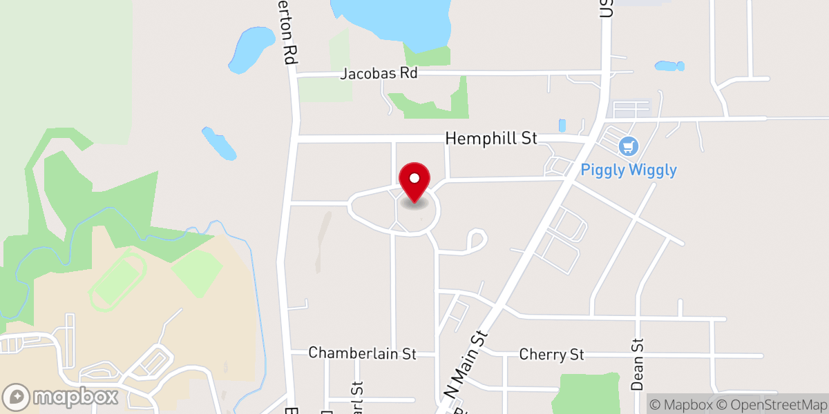 Map showing location of St Joseph Catholic Church