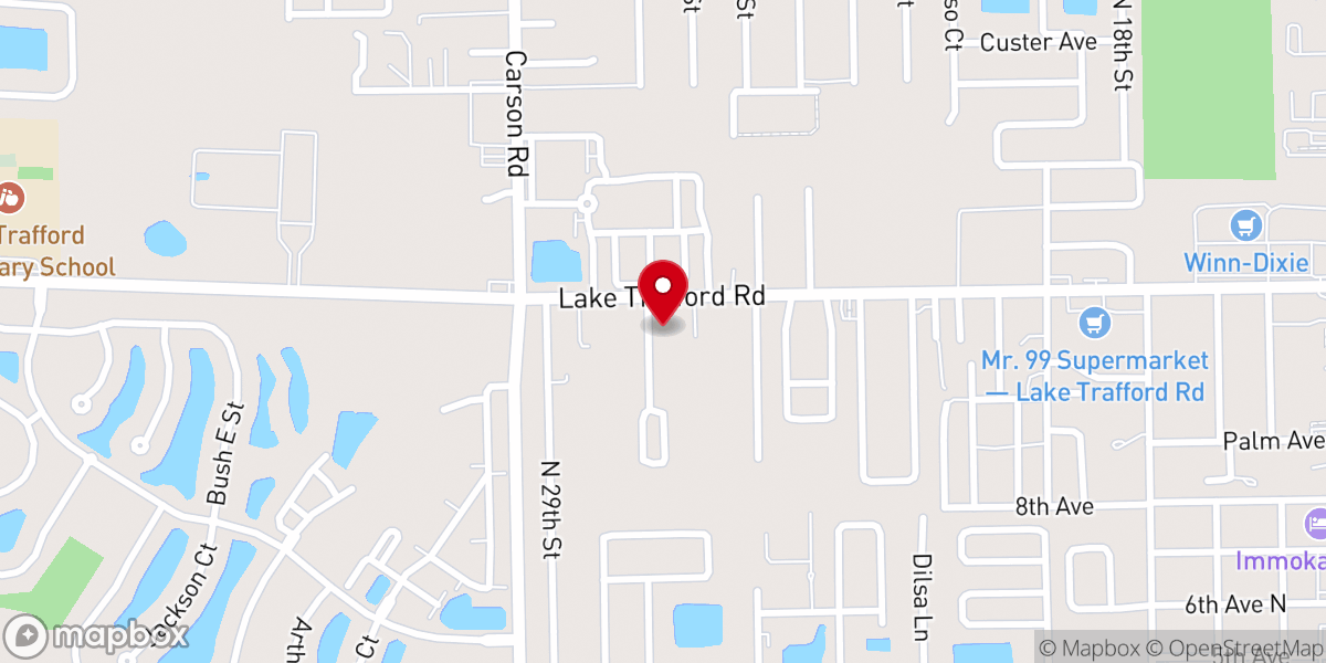 Map showing location of First United Pentecostal Of Immokalee