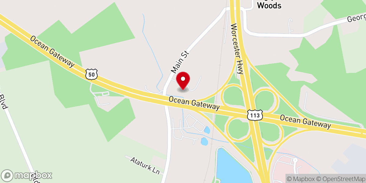 Map showing location of Open Hand Thrift
