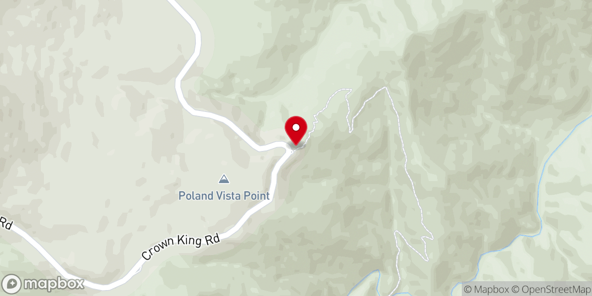 Map showing location of Algonquin Trailhead
