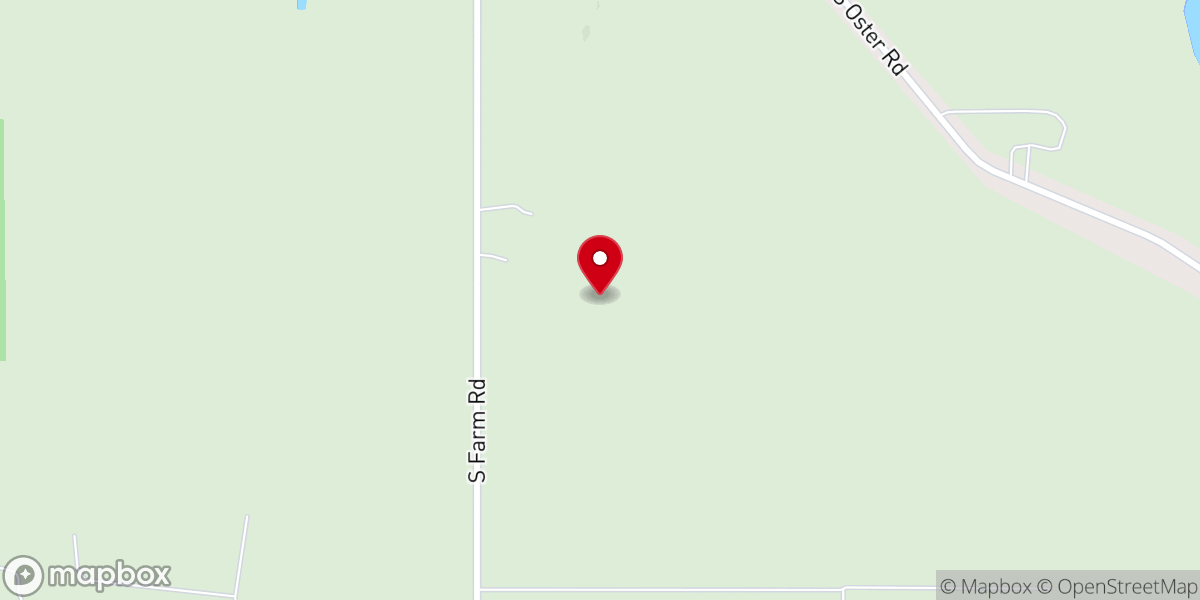 Map showing location of Grace Acres