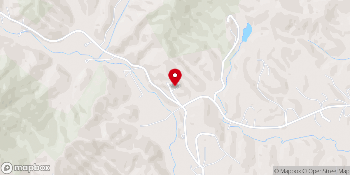 Map showing location of Refuge Baptist Church