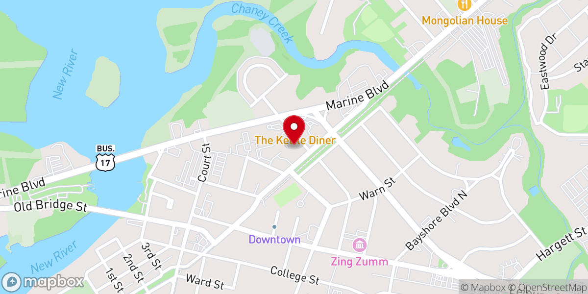 Map showing location of Infant of Prague Catholic School