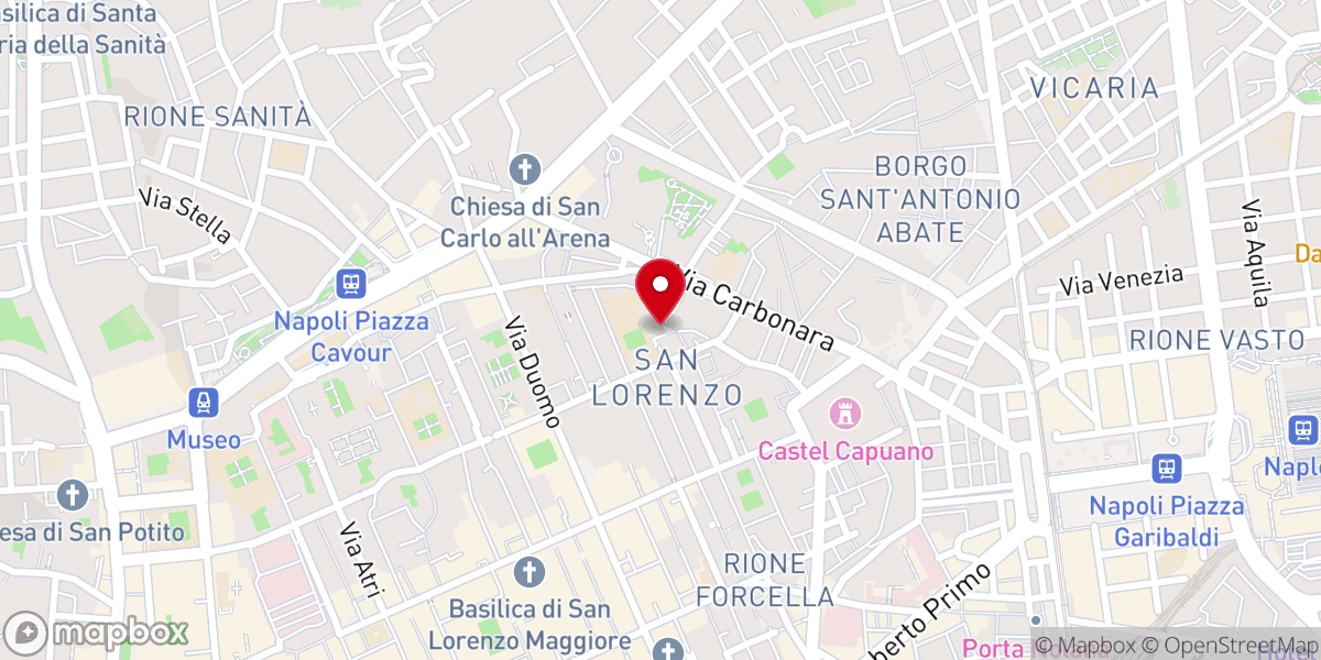 Map showing location of Chiesa dei Santi Apostoli