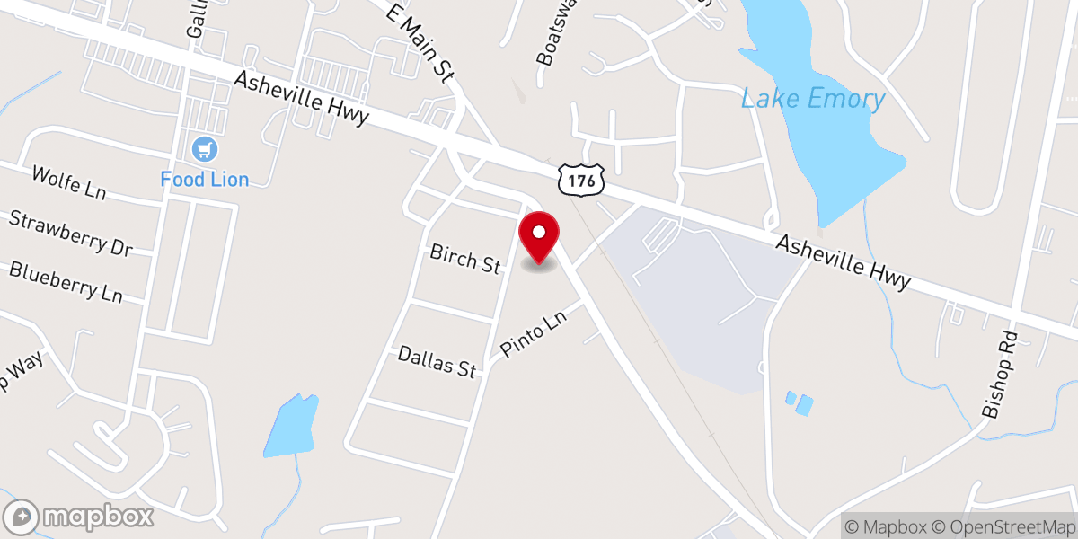 Map showing location of Heritage Community Church