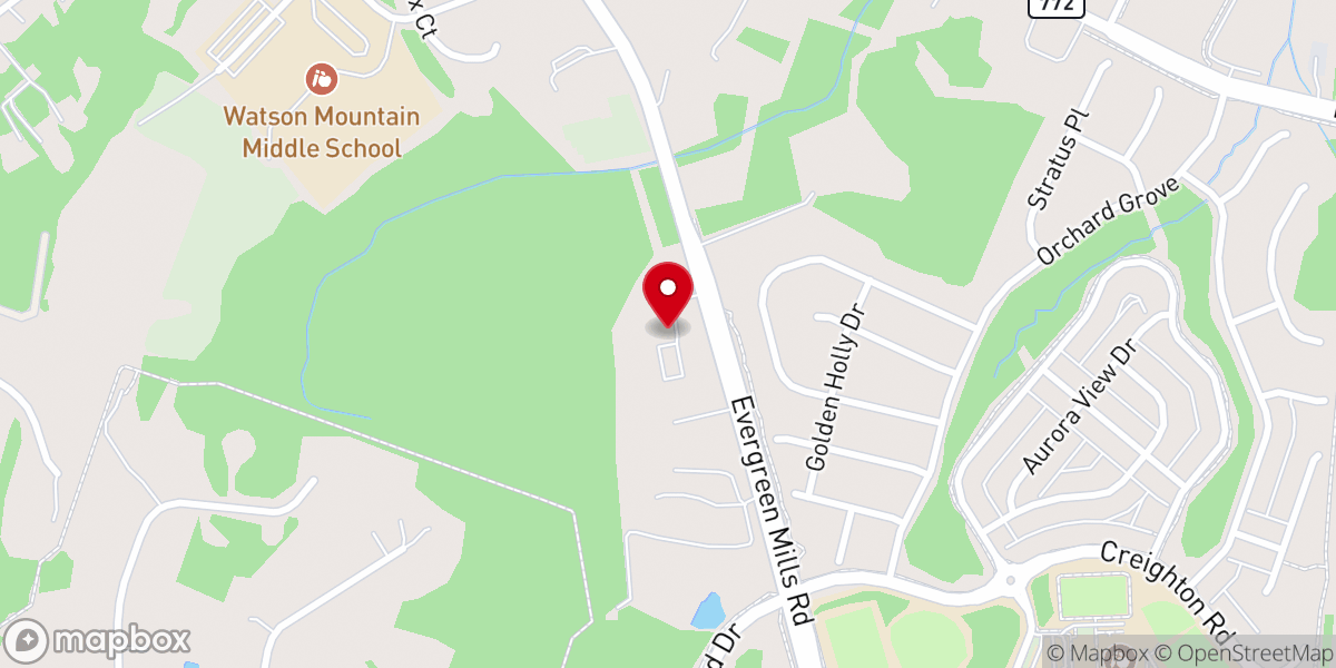 Map showing location of Washington Immanuel Presbyterian Church
