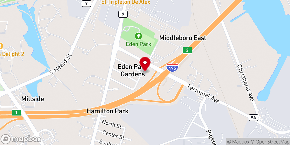 Map showing location of St Daniels UAME Church