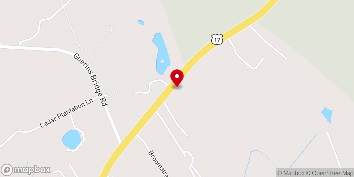 Map showing location of SeeWee Missionary Baptist Church