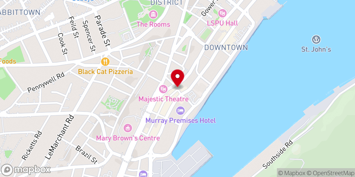 Map showing location of "A TIME" statue