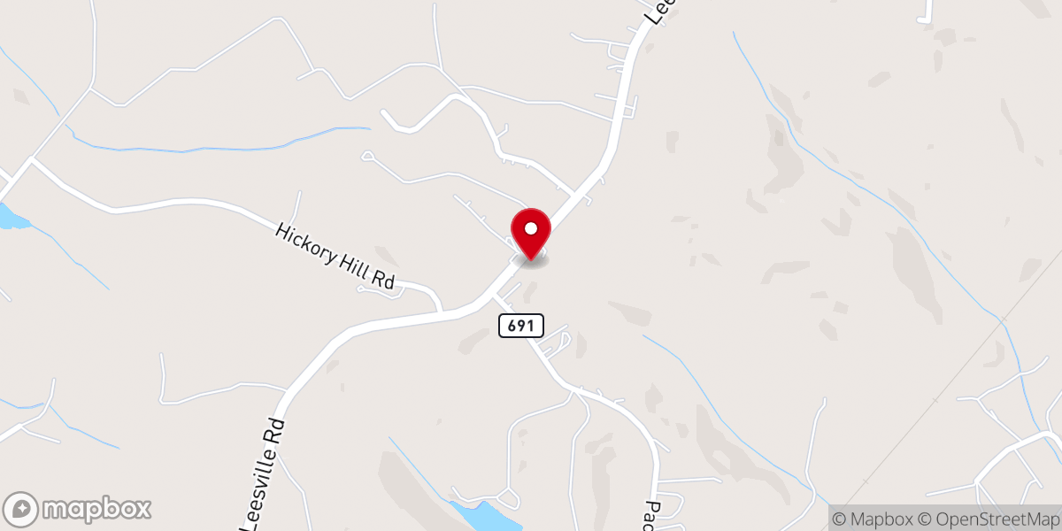 Map showing location of Langhorne Chapel Community Church