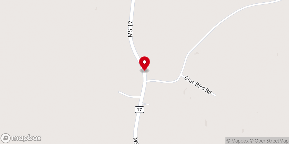 Map showing location of Mt Sinai Missionary Baptist