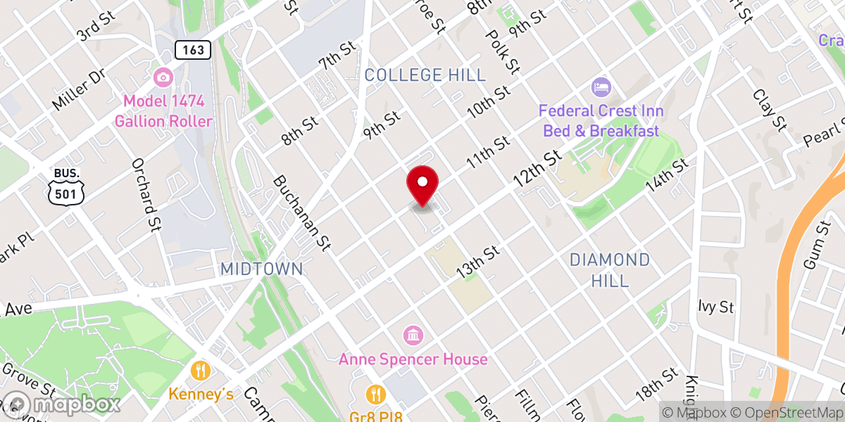Map showing location of Gospel Community Church College Hill
