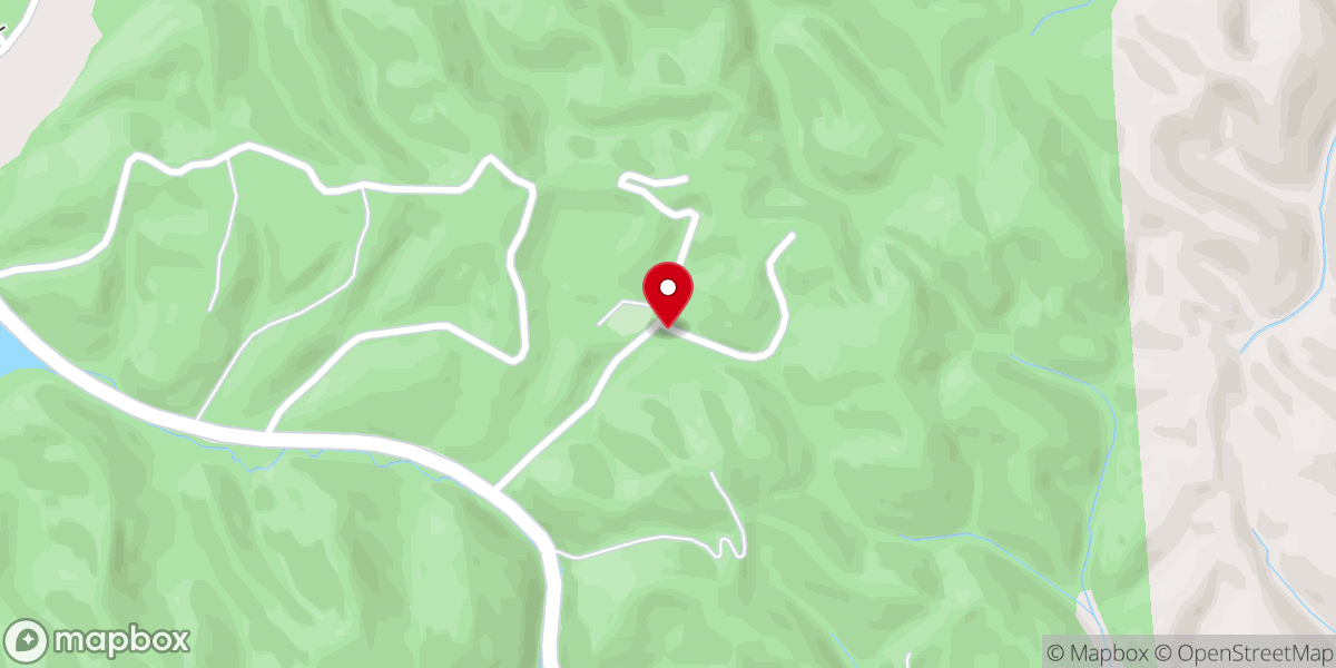 Map showing location of Ray's Chapel Baptist Church