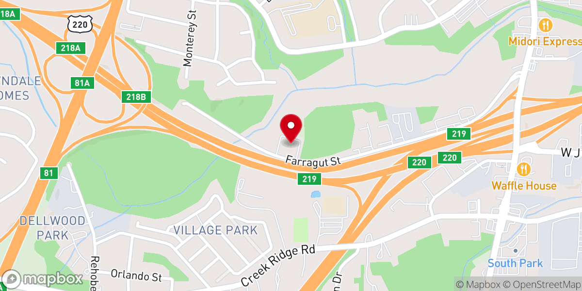 Map showing location of Abundant Life Church International - Apostle Edward Kirkpatrick
