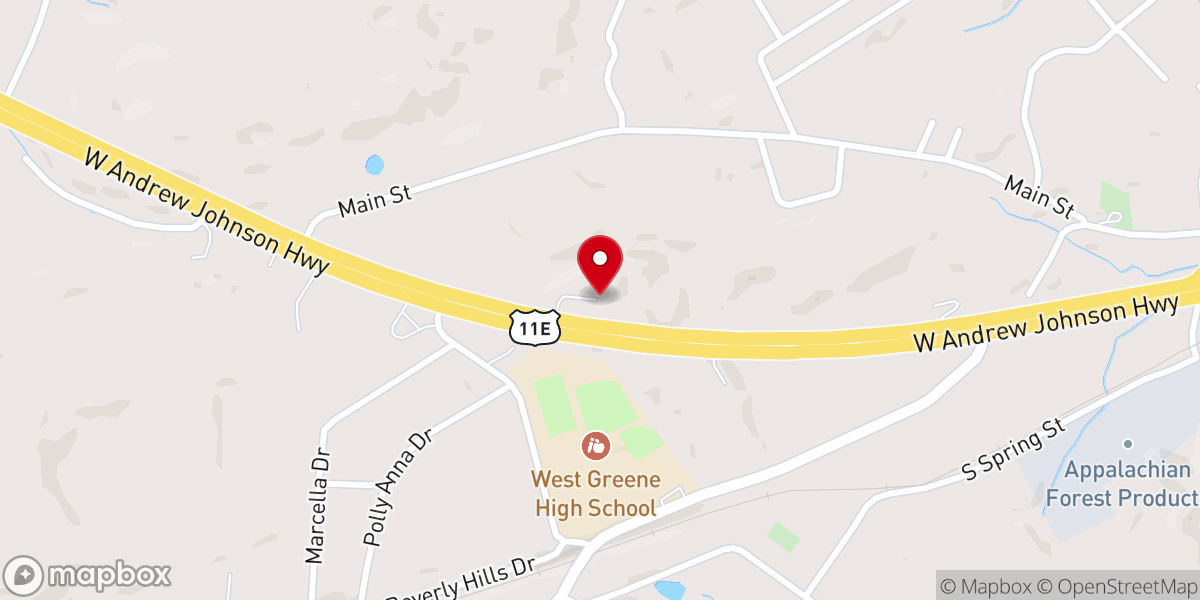 Map showing location of God's Lighthouse Church