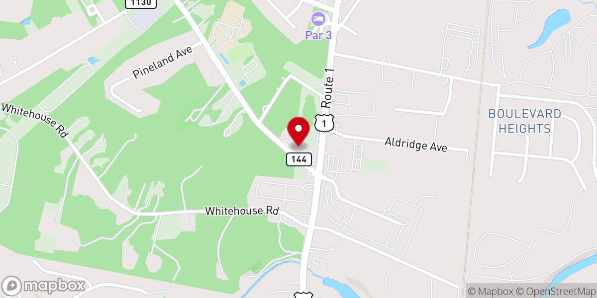 Map showing location of Ivey Memorial Church
