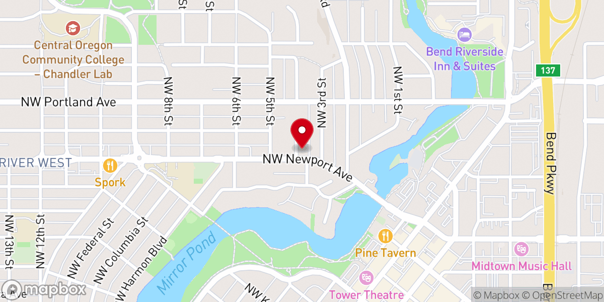 Map showing location of Discovery Christian