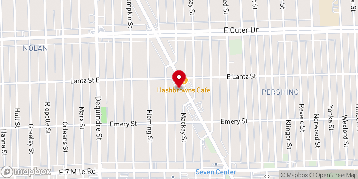 Map showing location of Puritan Street Church of Christ