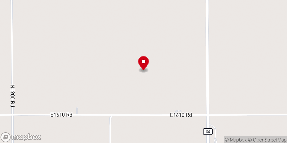 Map showing location of Baptist Church