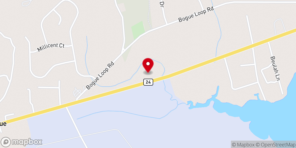 Map showing location of White Oak Church of God