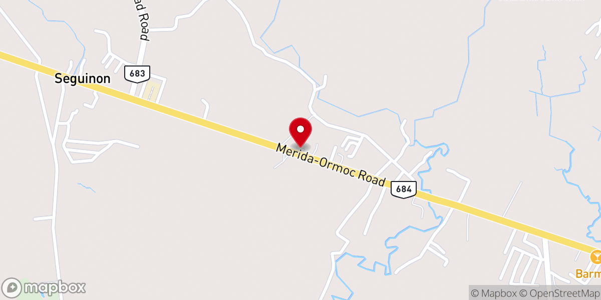Map showing location of International One Way Outreach Church