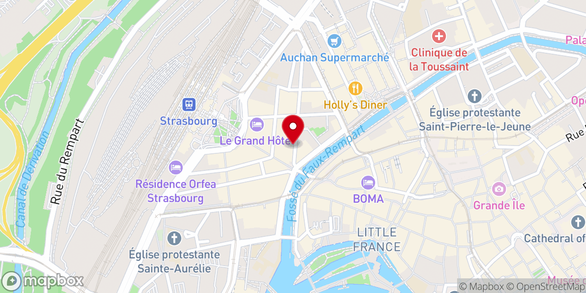 Map showing location of Eglise Evangélique Méthodiste