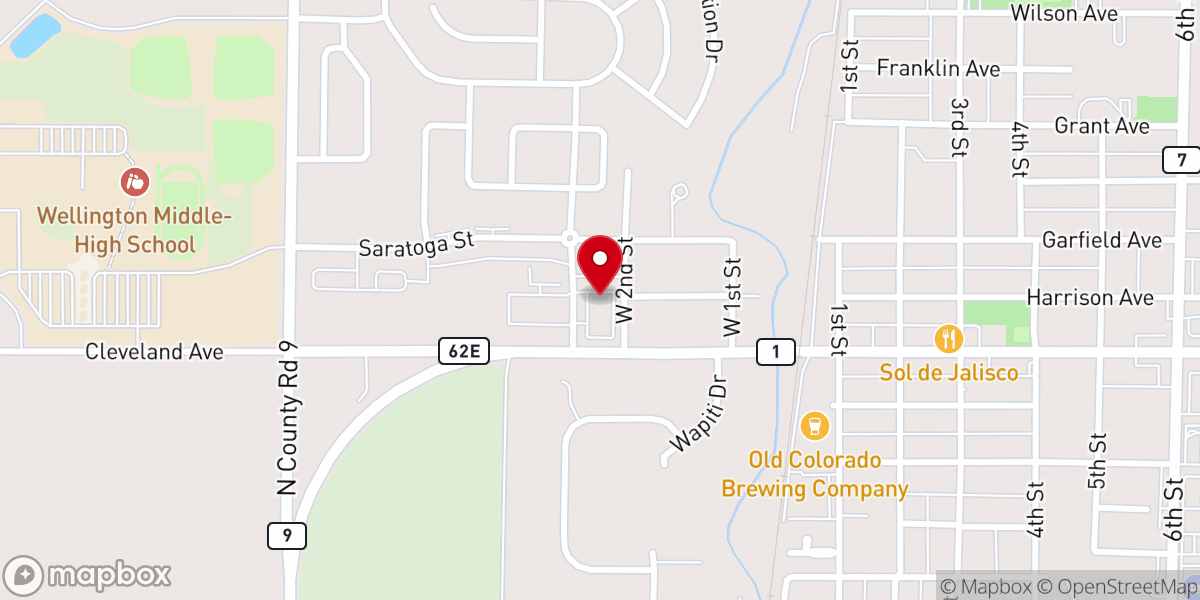 Map showing location of StoneBridge Church
