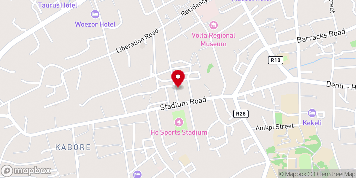 Map showing location of Citadel of Grace Ministry