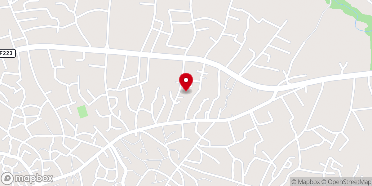 Map showing location of Deeper Life camp