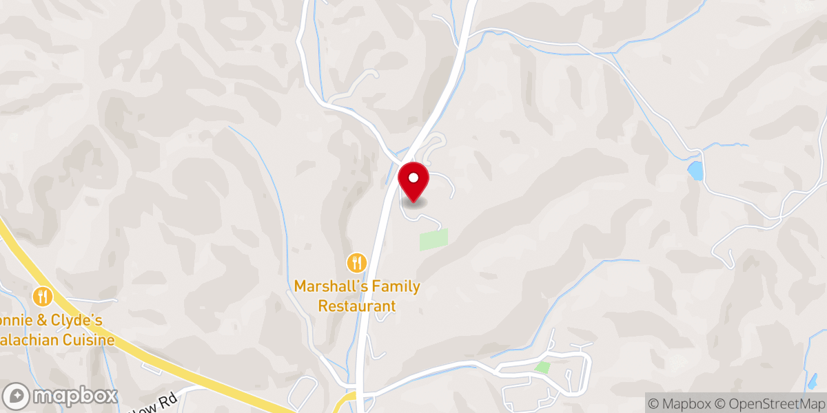 Map showing location of Madison Seminary Baptist Church