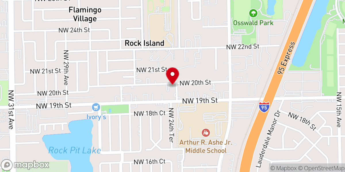Map showing location of New Covenant Deliverance