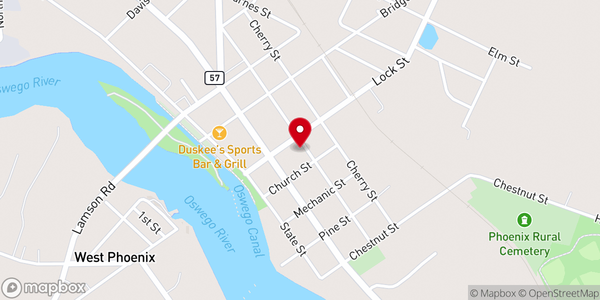 Map showing location of First United Methodist Church