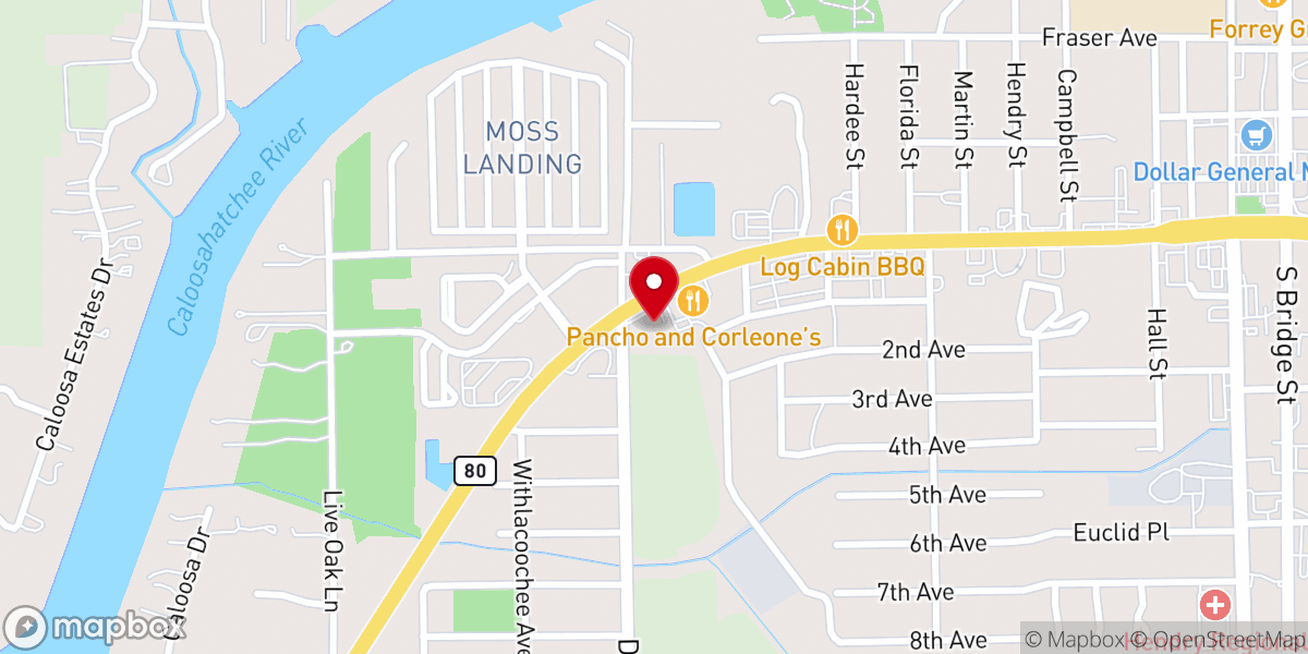 Map showing location of Life Ministries
