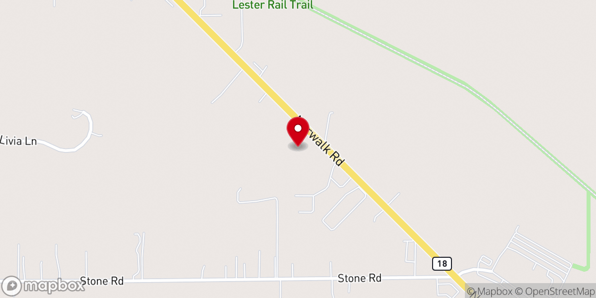 Map showing location of Bethel Baptist Church | Medina, OH