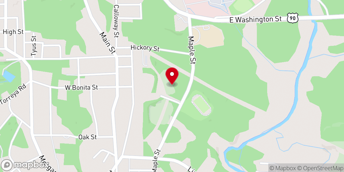 Map showing location of Faith Apostolic Christian Tabernacle
