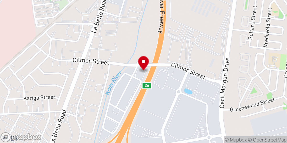 Map showing location of CE Cape Town North
