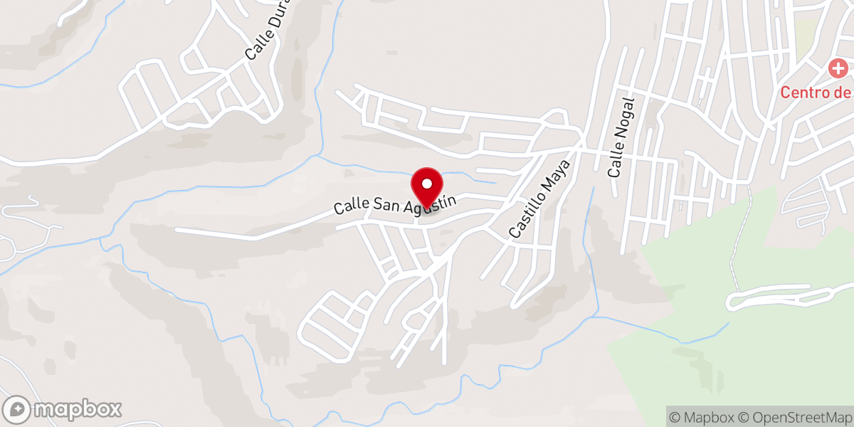 Map showing location of Baptist Church
