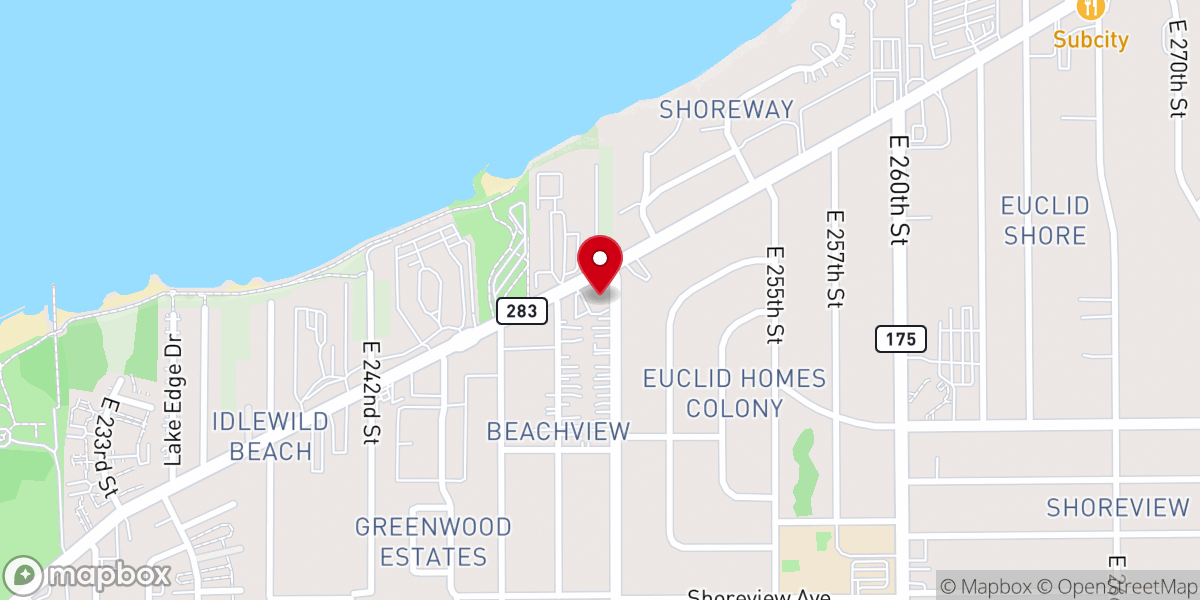Map showing location of New Life Christian Church International