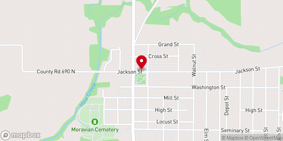 Map showing location of WILLow LeaVes of Hope