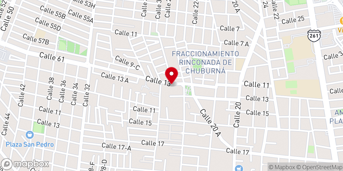 Map showing location of IGLESIA PENTECOSTAL ROCA DE REFUGIO