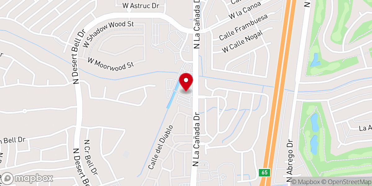 Map showing location of Our Lady of the Valley Catholic Church