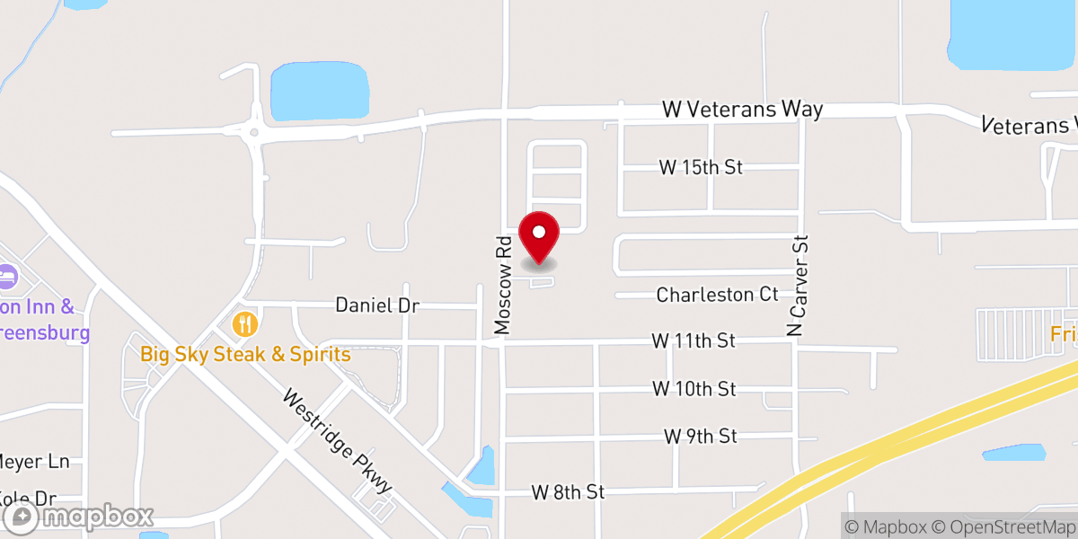 Map showing location of LifeLine Wesleyan Church